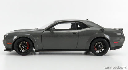 Dodge Challenger SRT Hellcat Widebody 2018 Grey/Gunmetal Str 1/18 Scale Auto Art AA71738