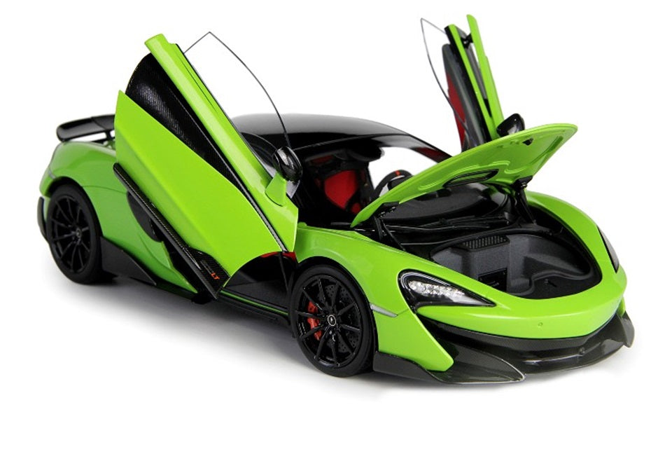 Mclaren 570s Mantis Green/Black Wheels 1/18 Scale Auto Art AA76042