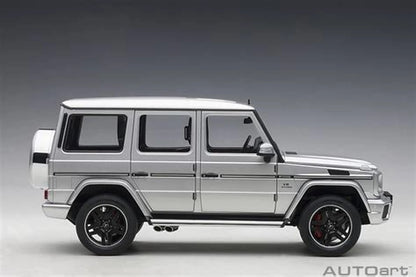 Mercedes- Benz AMG G63 2017 Silver 1/18 Scale Auto Art AA76323