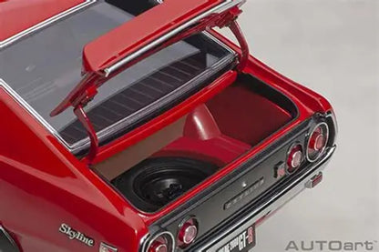 Nissan Skyline 2000GT-R KPGC110 Red  1/18 Scale Auto Art AA77473