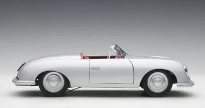 Porsche 356 Number 1 Silver 1/18 Scale Auto Art AA78072