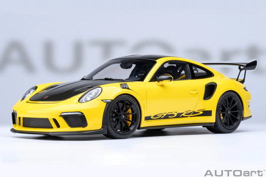 Porsche911 (991.) GT3RS Weissach Package Racing Yellow - 1/18 Scale - Auto Art - AA78178