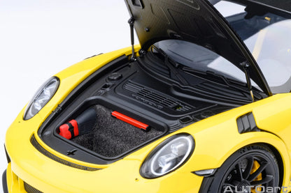 Porsche911 (991.) GT3RS Weissach Package Racing Yellow - 1/18 Scale - Auto Art - AA78178