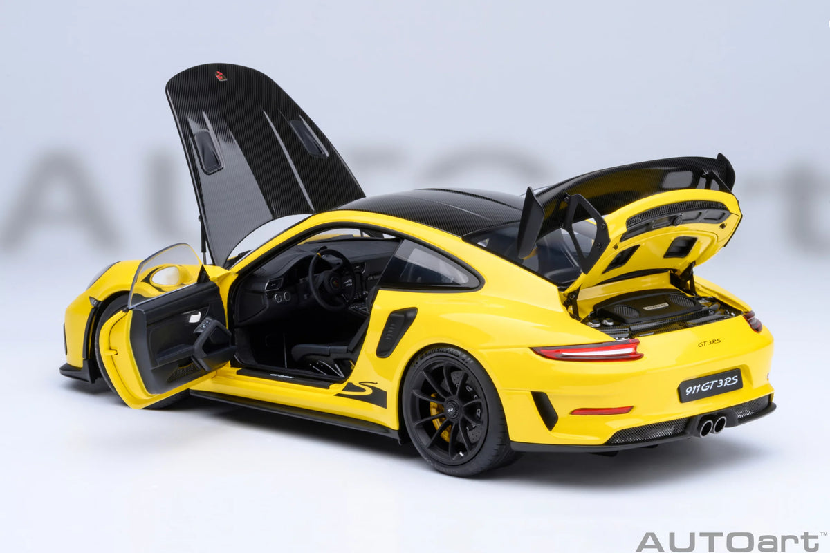 Porsche911 (991.) GT3RS Weissach Package Racing Yellow - 1/18 Scale - Auto Art - AA78178