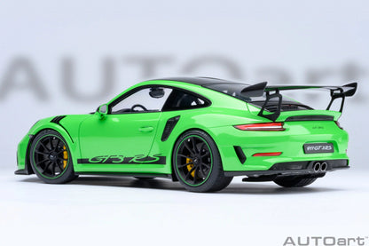 Porsche 911 (991.2) GT3 RS Weissach Package Lizard Green - 1/18 Scale - Auto Art - AA78179