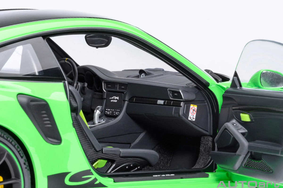 Porsche 911 (991.2) GT3 RS Weissach Package Lizard Green - 1/18 Scale - Auto Art - AA78179