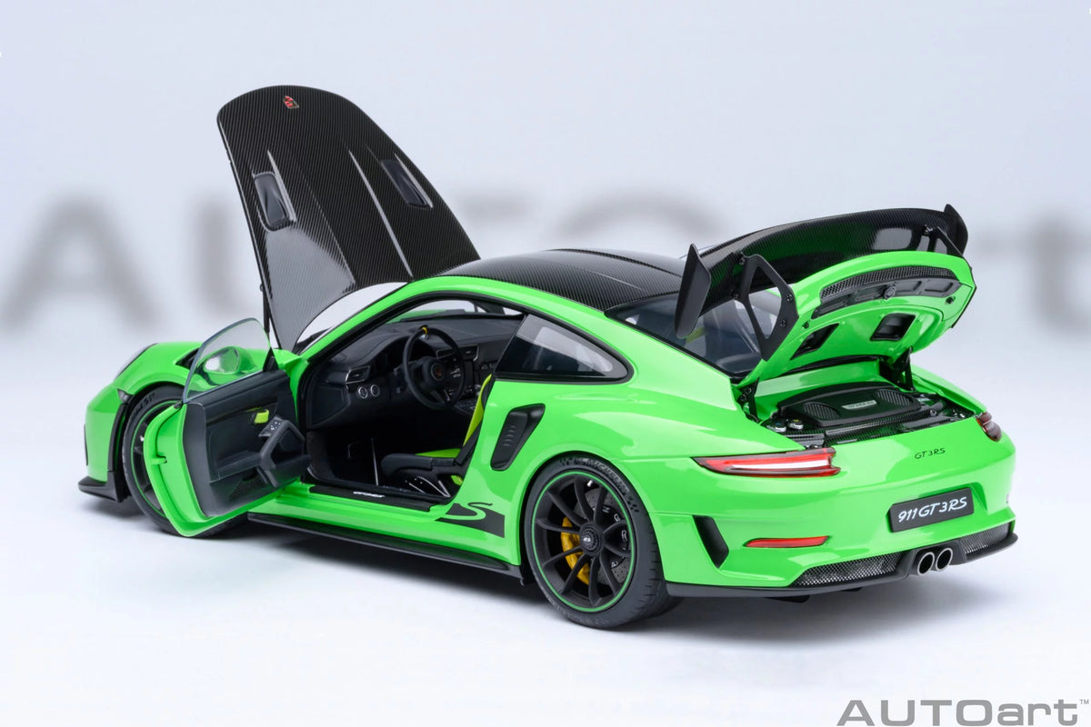 Porsche 911 (991.2) GT3 RS Weissach Package Lizard Green - 1/18 Scale - Auto Art - AA78179