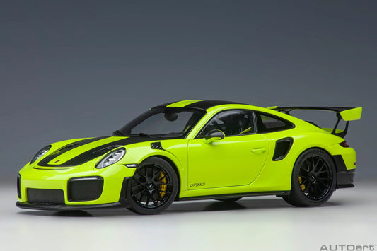 Porsche 911 (991.2) GT2 RS Weissach Package Acid Green - 1:18 Scale - Auto Art - AA78187