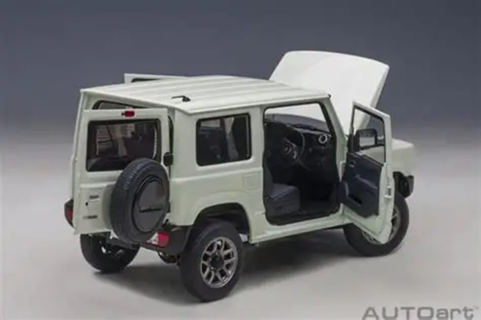Suzuki Jimny JB64 Whiite Pearl 1/18 Scale Auto Art AA78505