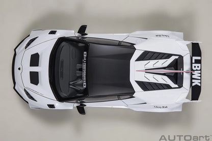 Huracán GT Liberty Walk LB Silhouette Works White - 1:18 Scale - Auto Art - AA79125