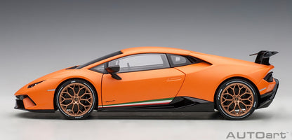 Lamborghini Huracan Performante Matt Orange 1/18 Scale Auto Art AA79152