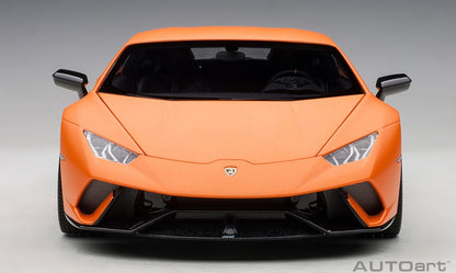 Lamborghini Huracan Performante Matt Orange 1/18 Scale Auto Art AA79152