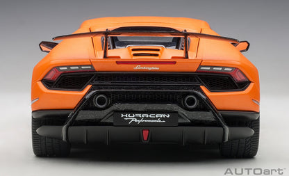 Lamborghini Huracan Performante Matt Orange 1/18 Scale Auto Art AA79152