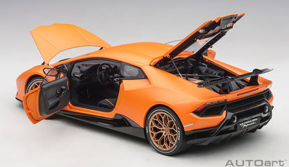 Lamborghini Huracan Performante Matt Orange 1/18 Scale Auto Art AA79152