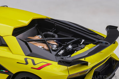 Lamborghini Aventador SVJ Giallo Tenerife/Pearl Yellow - 1/18 Scale - Auto Art - AA79175