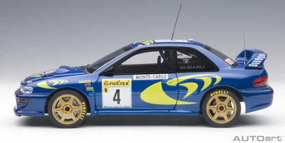 Subaru Impreza WRC #4 Liatti/Abriziapons Mc Rally '97 1/18 Scale Auto Art AA89791