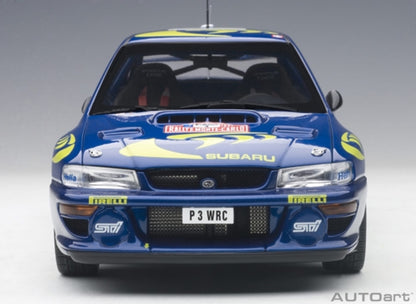 Subaru Impreza WRC #4 Liatti/Abriziapons Mc Rally '97 1/18 Scale Auto Art AA89791