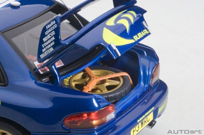 Subaru Impreza WRC #4 Liatti/Abriziapons Mc Rally '97 1/18 Scale Auto Art AA89791