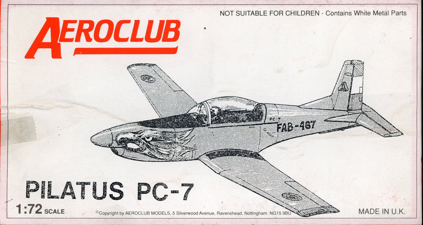 Pilatus PC-7 - 1/72 Scale Aeroclub ABAE68