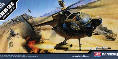 Hughes 500D TOW Helicopter - 1/48 Scale Academy 12250