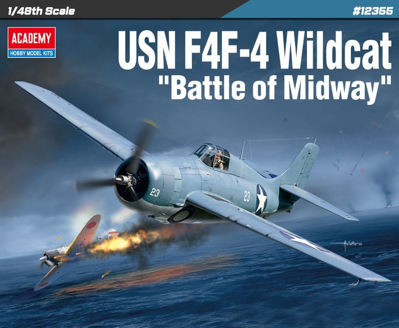 F4F-4 Wildcat - 1/48 Scale Academy 12355