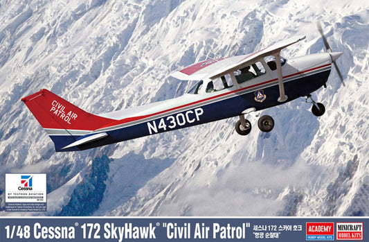 Cessna 172 Civil Air Patrol 1/48 Scale Academy 12367