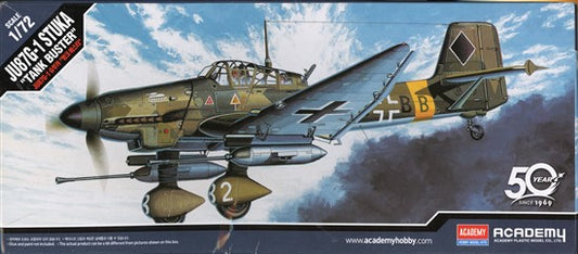 Junkers Ju-87G Stuka 'Tank Buster' - 1/72 Scale Academy 12450