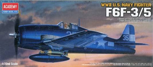 Grumman F6F-3/5 Hellcat - 1/72 Scale Academy 12481