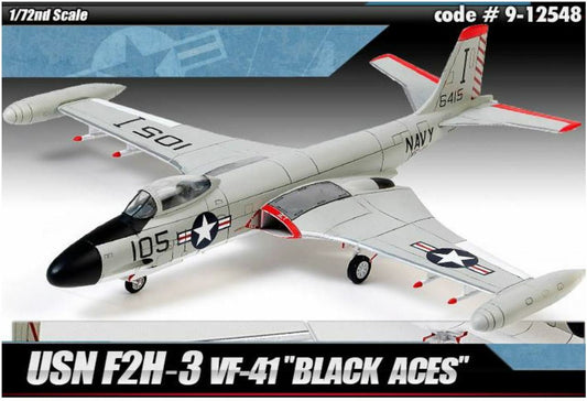 Grumman F2H-3 US Navy 'Black Aces' - 1/72 Scale Academy 12548