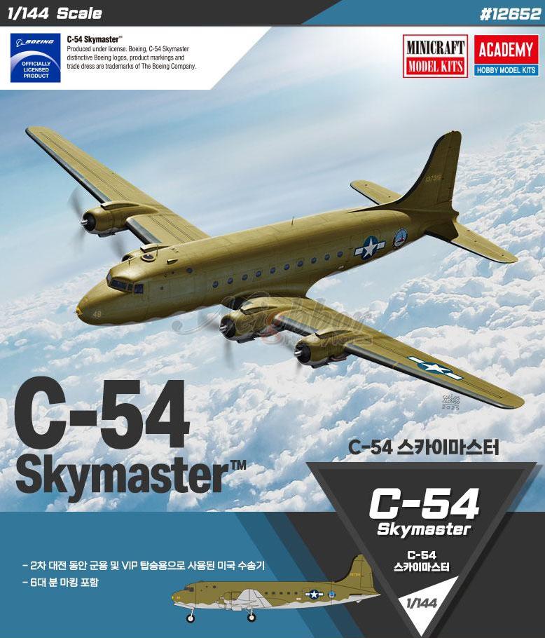 Douglas C-54 Skymaster - 1/144 Scale Academy 12652