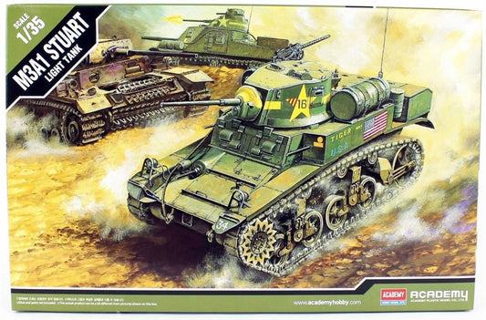 US M3A1 Stuart Light Tank - 1/35 Scale Academy 13269