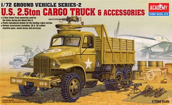 US Cargo Truck - 1/72 Scale Academy 13402