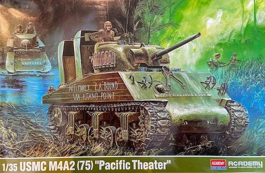 M4A2(75) Pacific Theatre - 1/35 Scale Academy 13562