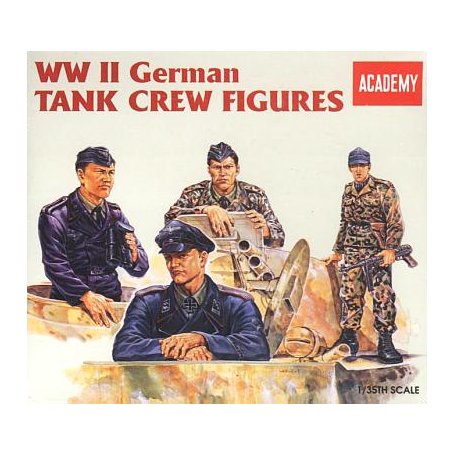 WWII German Tank Crew Figures Set - 1/35 Scale Academy ACAD1371