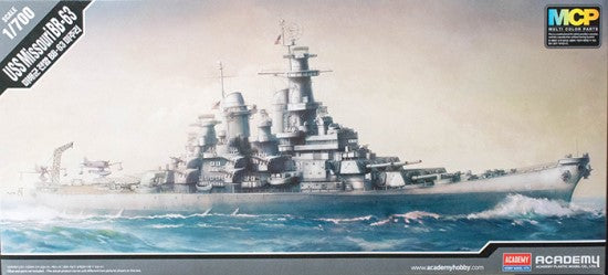 USS Missouri - 1/700 Scale Academy 14222