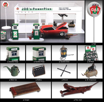Joes Gas Station - 1/24 Scale Academy 15122