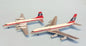 British Eagle Boeing 707 & Bristol Britannia Set - 1/400 Scale AeroClassics ACBEASET2