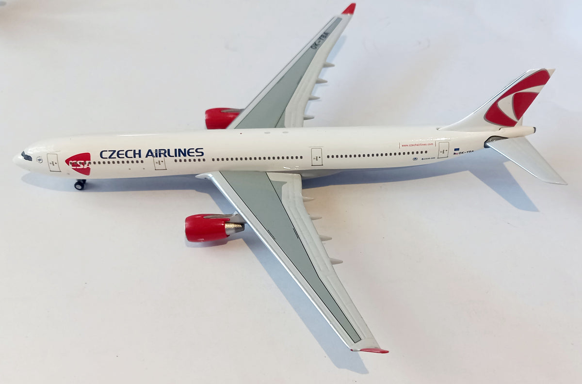 Airbus A330-323X CSA Czech Airlines - 1/400 AeroClassics ACOKYBA