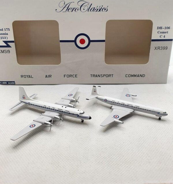 Bristol Britannia & Comet 4 RAF Transport Command Set - 1/400 Scale AeroClassics ACRAF0708