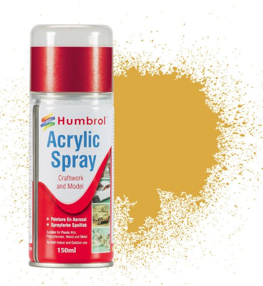 Gold Metallic Spray Can 150ml - Humbrol AD6016