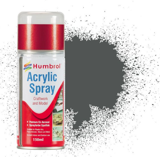 Sea Grey Matt Acrylic Spray Can 150ml - Humbrol AD6027
