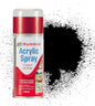 Black Matt Acrylic Spray Can 150ml - Humbrol AD6033