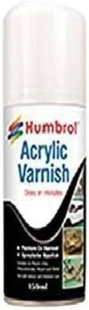 Acrylic Varnish Gloss Spray Can 150ml - Humbrol AD6035