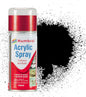 Black Satin Acrylic Spray Can 150ml - Humbrol AD6085