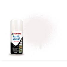 Satin Varnish Acrylic Spray Can 150ml - Humbrol AD6135