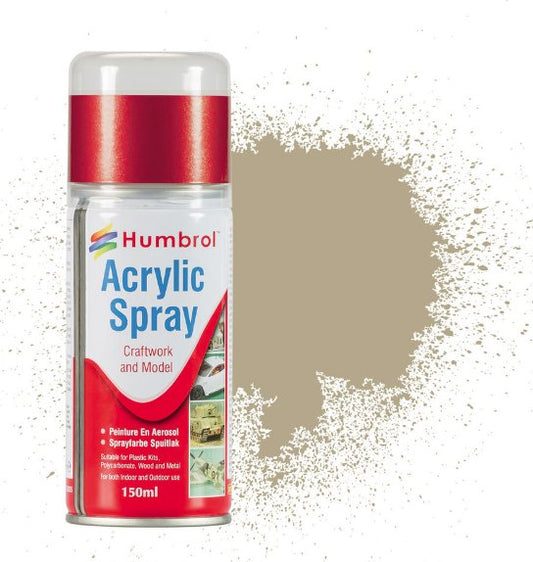 Desert Tan Matt Acrylic Spray Can 150ml - Humbrol AD6237