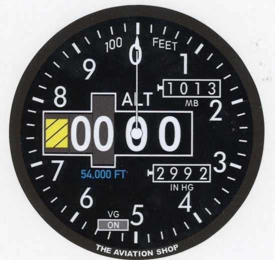 Altimeter Sticker - AI-6