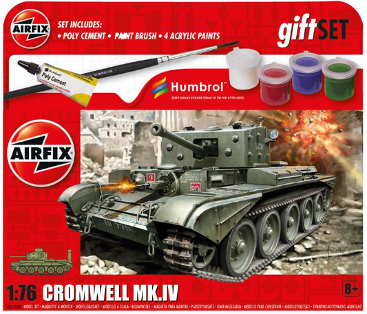 Cromwell Mk. IV Tank Gift Set 1/72 Scale Airfix A55109A