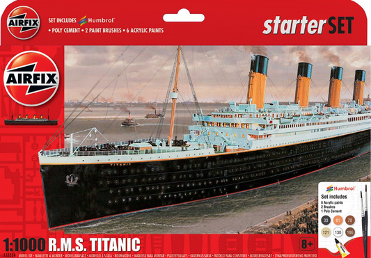RMS Titanic Starter Set 1/1000 Scale Airfix A55314