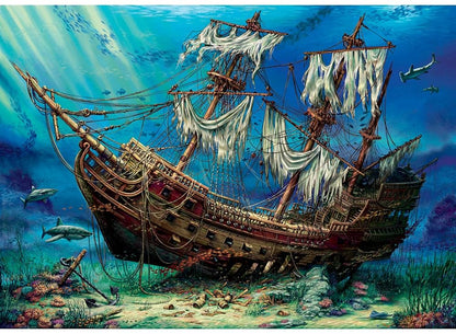 Shipwreck Sea - 1500 Piece Anatolian Puzzle ANA4558